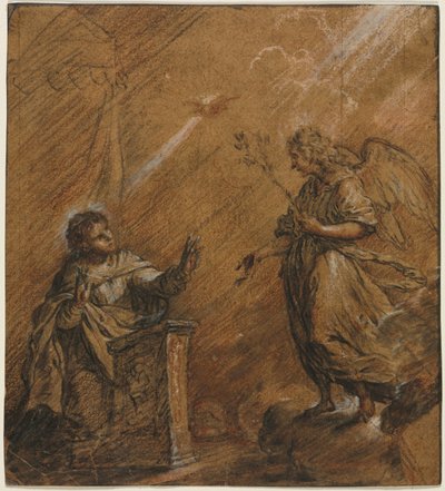 The Annunciation by Johann Jakob von Sandrart