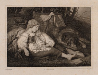 The Sleeping Children by Johann Leonhard Appold
