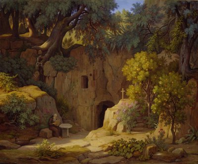 The Hermit, 1834 by Johann Martin von Rohden