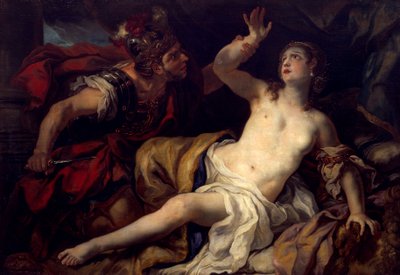 Tarquin and Lucretia by Johann Michael Rottmayr