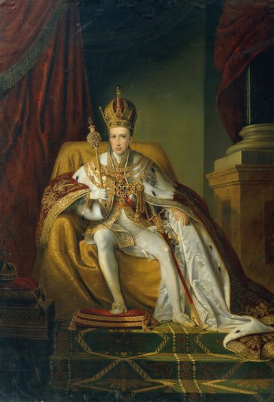 Emperor Ferdinand I in Coronation Robes by Johann Nepomuk Ender