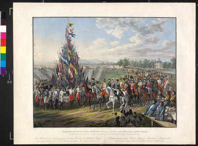 Military festival in the Prater 1814 by Johann Nepomuk Hoechle