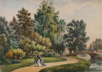 The Vlakhernskoye-Kuzminki estate by Johann Nepomuk Rauch