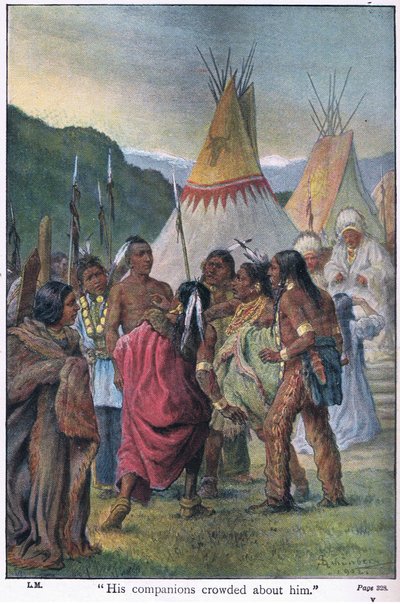 His Companions Crowded About Him by Johann Nepomuk Schonberg