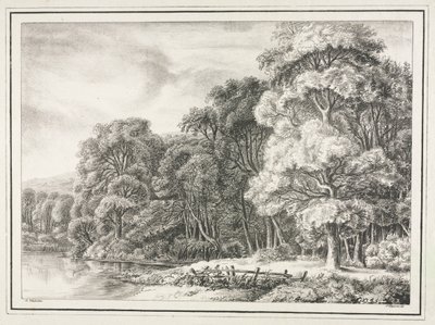 Woodland Scenery with Lake, 1811-1816 by Johann Nepomuk Strixner