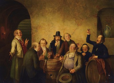 Winetasting by Johann Peter Hasenclever