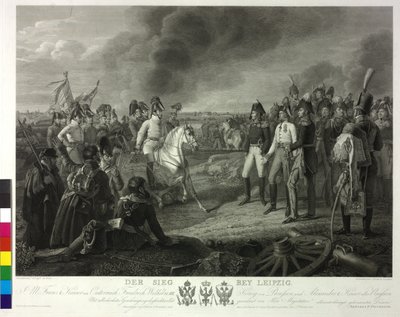 Battle of Leipzig by Johann Peter Krafft
