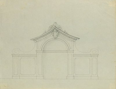 Fountain in the Peach Garden of the Upper Belvedere by Johann Peter Krafft