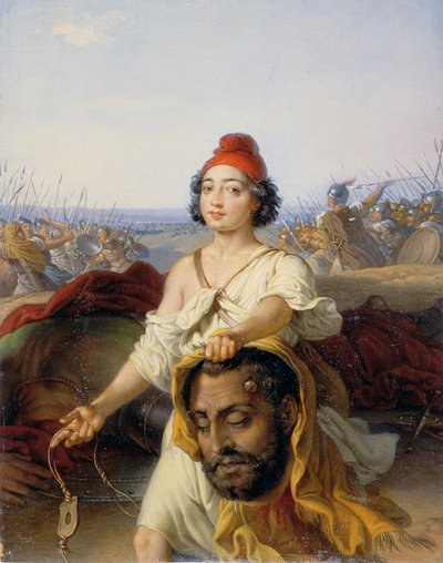 David with the Head of Goliath by Johann Peter Krafft