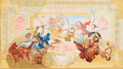 The Fall of the Angels by Johann Peter Krafft