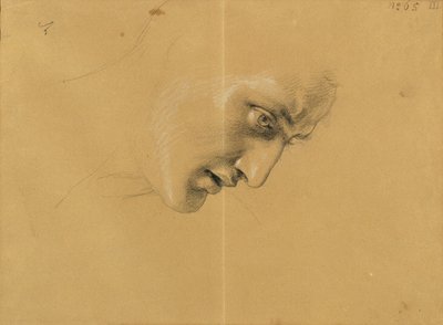 Head Study by Johann Peter Krafft