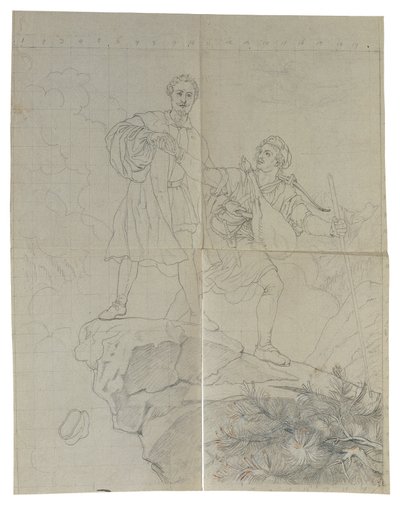 Manfred and the Chamois Hunter by Johann Peter Krafft