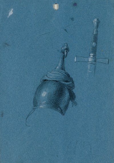 Study of a Helmet by Johann Peter Krafft