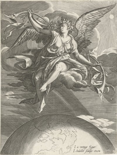 Allegory of Fame by Johann Sadeler (I)