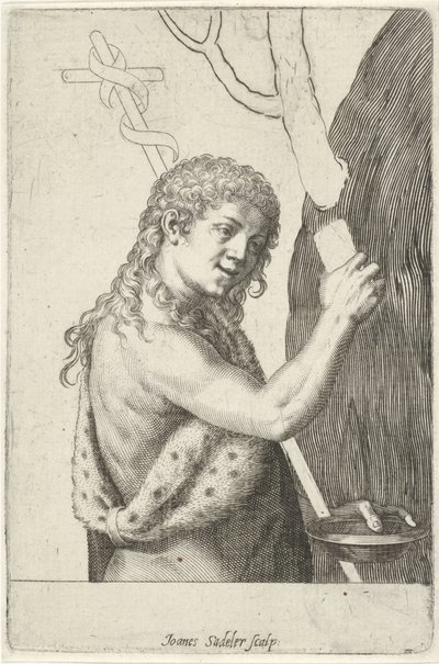 John the Baptist as a Child by Johann Sadeler (I)