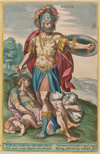 Simeon by Johann Sadeler I