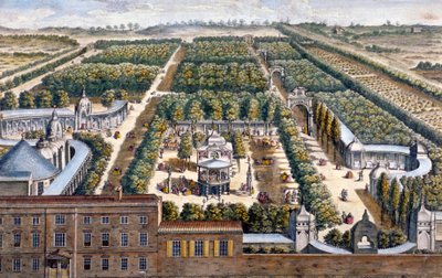 Vauxhall Gardens, Lambeth, London, 1751 by Johann Sebastian Muller