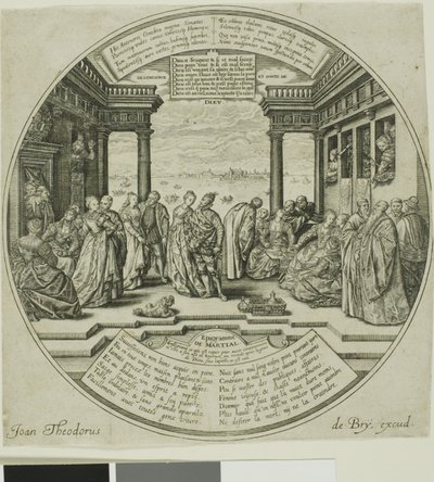 The Venetian Wedding by Johann Theodor de Bry