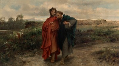 Road to Emmaus by Johann  Till der Jüngere