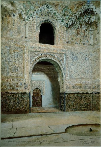 Hall of the Two Sisters by Johann Viktor Krämer