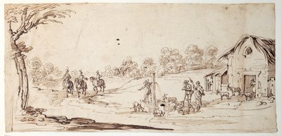 Rural Scene by Johann Wilhelm Baur