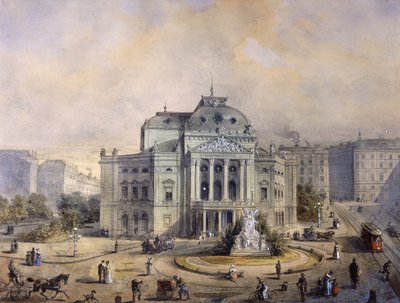 Volks Theater, Vienna by Johann Wilhelm Frey