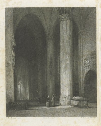 Cologne Cathedral by Johann Wilhelm Kaiser (I)