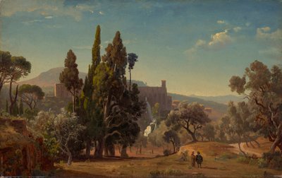 View of Tivoli by Johann Wilhelm Schirmer