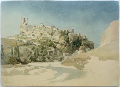 View of Vaison-la-Romaine by Johann Wilhelm Schirmer