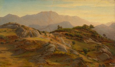 Landscape near Civitella by Johann Wilhelm Schirmer
