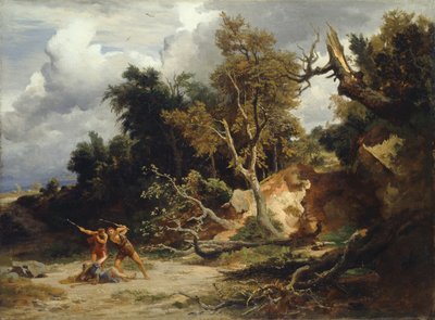 The Ambush (Afternoon) by Johann Wilhelm Schirmer