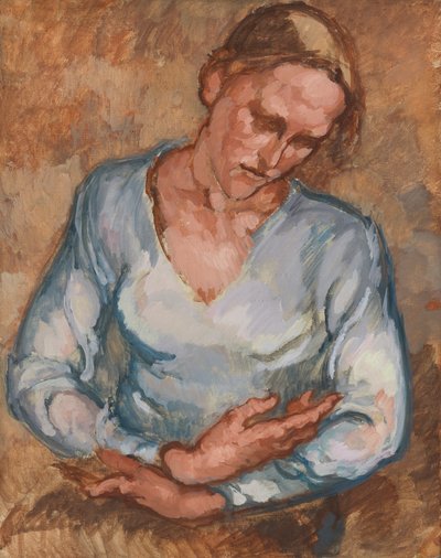 Woman with Crossed Arms by Johanna Kampmann Freund