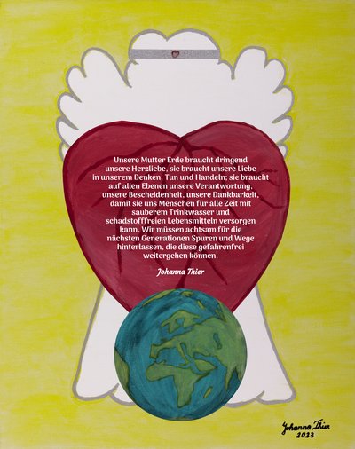 Mindful Angel by Johanna Thier