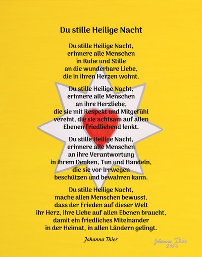You Silent Holy Night by Johanna Thier