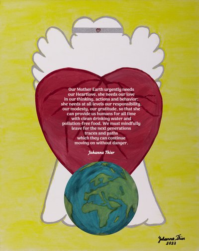Mindful Angel by Johanna Thier