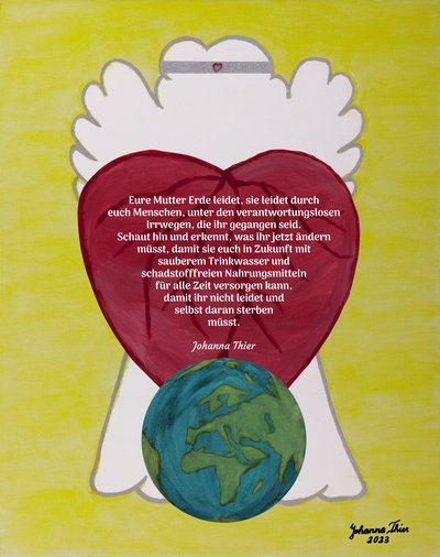 Mother Earth Angel by Johanna Thier