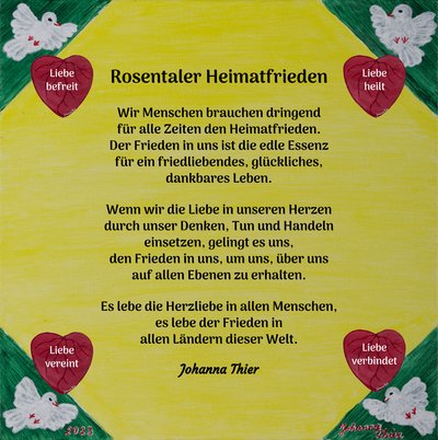 Rosental Homeland Peace by Johanna Thier