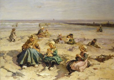 A Day at the Seaside by Johannes Akkeringa