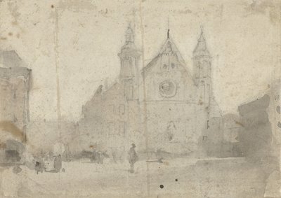 View of the Ridderzaal at the Binnenhof by Johannes Bosboom