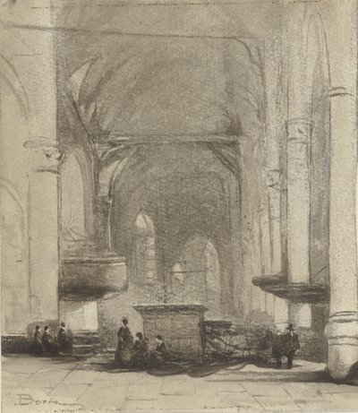 Church Interior by Johannes Bosboom