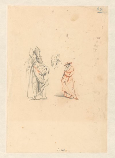 Studies of Bishops and a Cardinal by Johannes Bosboom