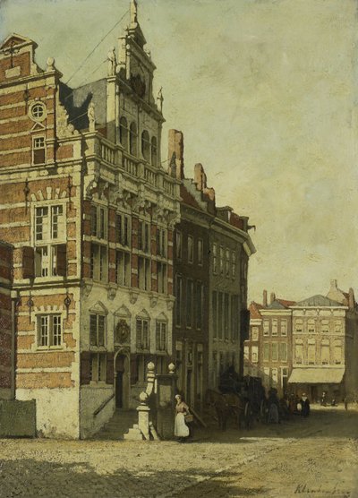 The Town Hall, The Hague by Johannes Christiaan Karel Klinkenberg