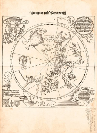 Southern Celestial Images by Johannes; Dürer Stabius