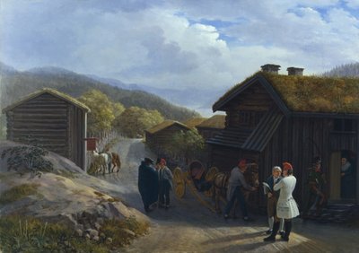Løsnes in Gudbrandsdalen by Johannes Flintoe