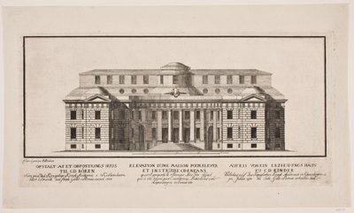 Elevation of a Foster Home by Johannes Gottfred Bradt