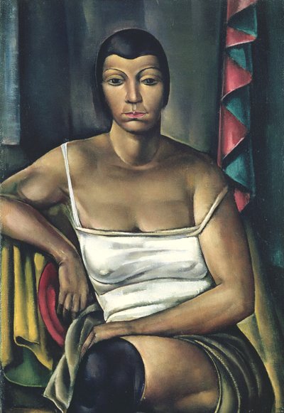 Sitting Woman by Johannes Greenberg