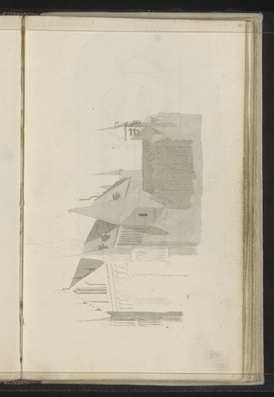Hooglandse Church in Leiden by Johannes Huibert Prins