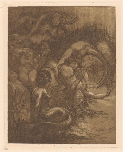 Five Mermaids by Johannes Josephus Aarts
