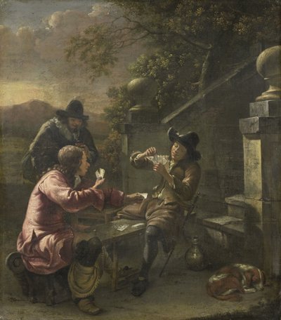 The Card Players by Johannes Natus