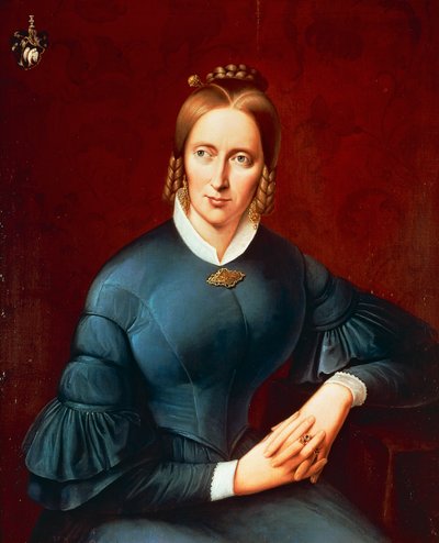 Portrait of Annette von Droste-Hulshoff by Johannes Sprick